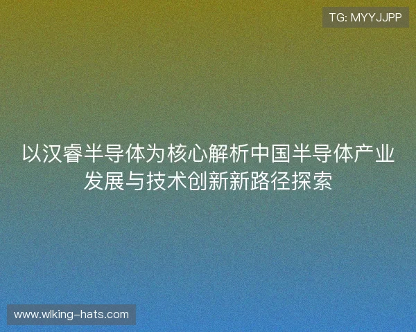 以汉睿半导体为核心解析中国半导体产业发展与技术创新新路径探索